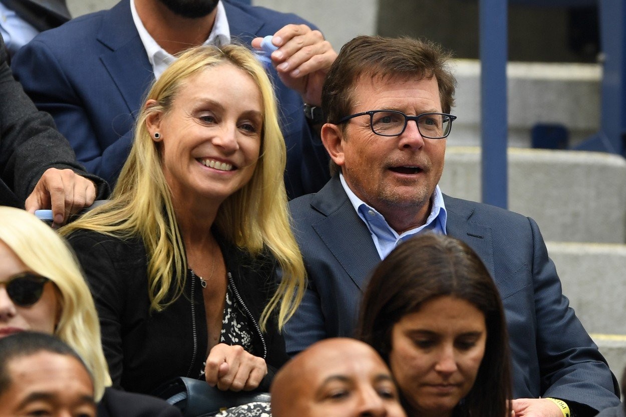 Michael J.Fox s manželkou Tracy Pollan